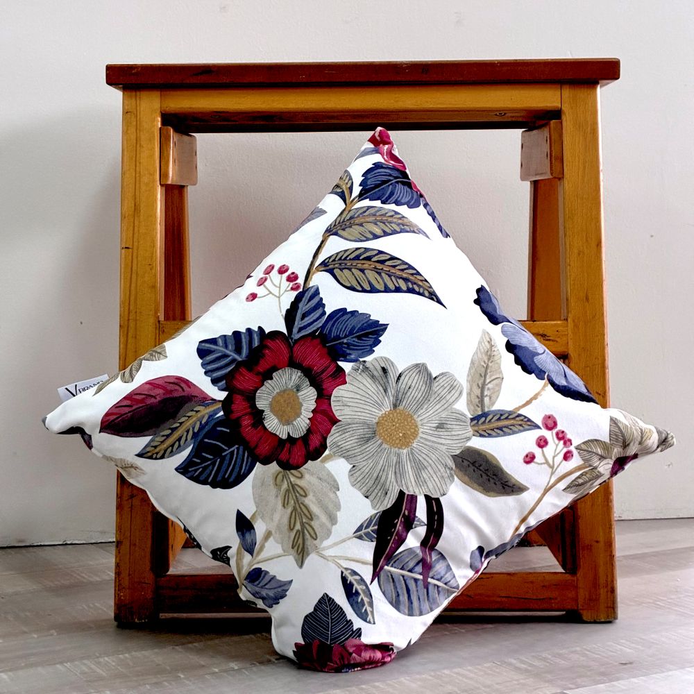 βελούδινο μαξιλάρι - daisies