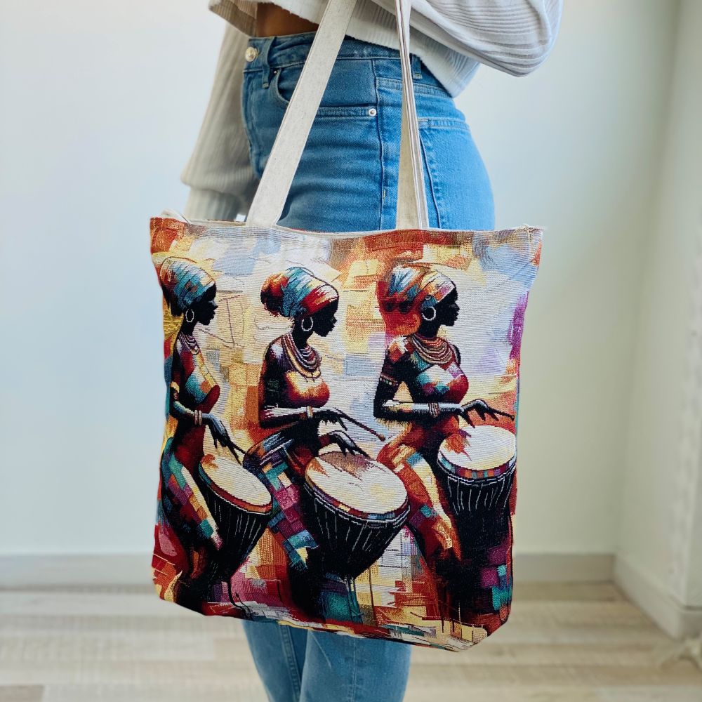 τσάντα tote - afro