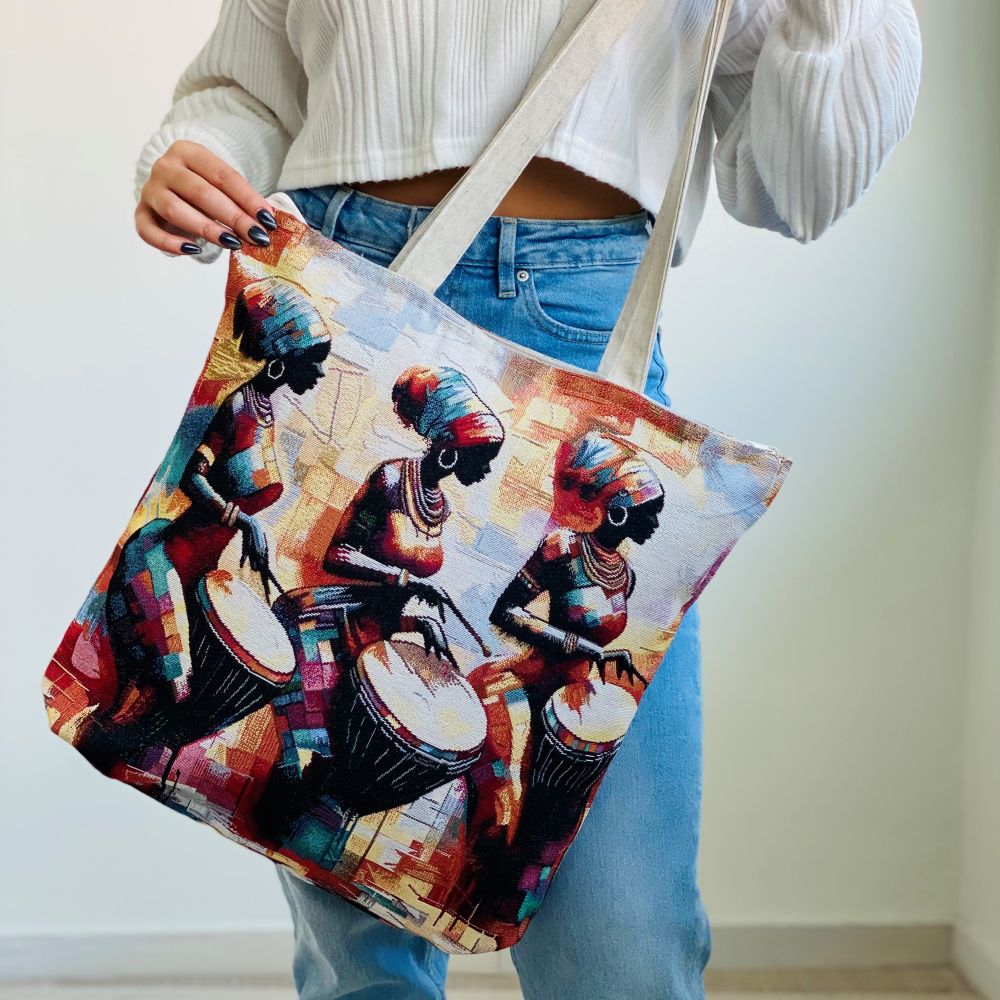 τσάντα tote - afro