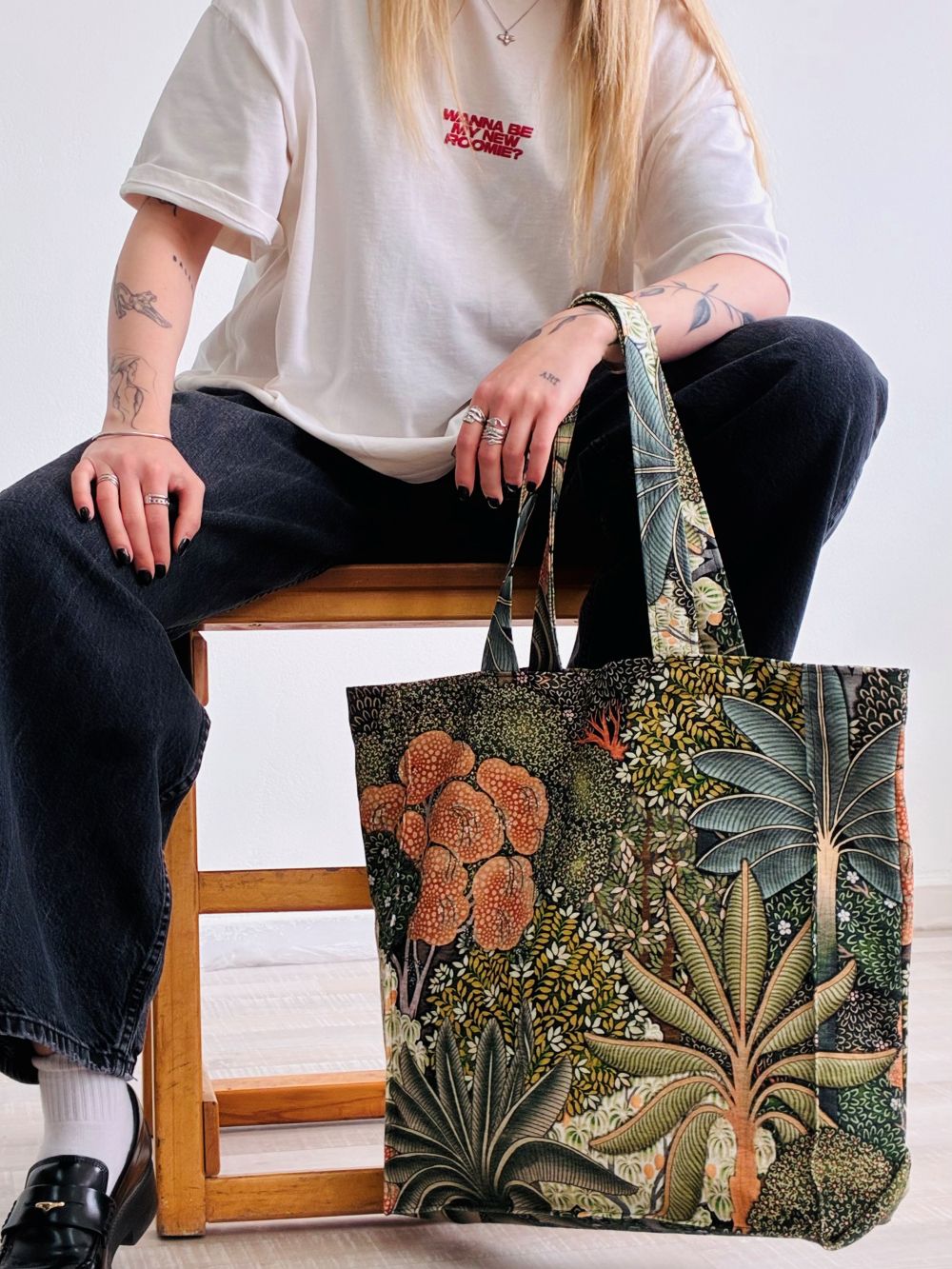 tote bag - tropical