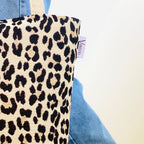 τσάντα tote - leopard print