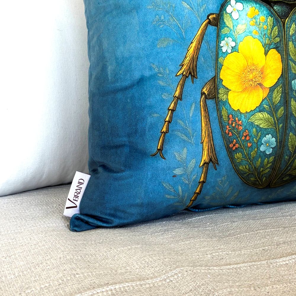 βελούδινο μαξιλάρι - beetle