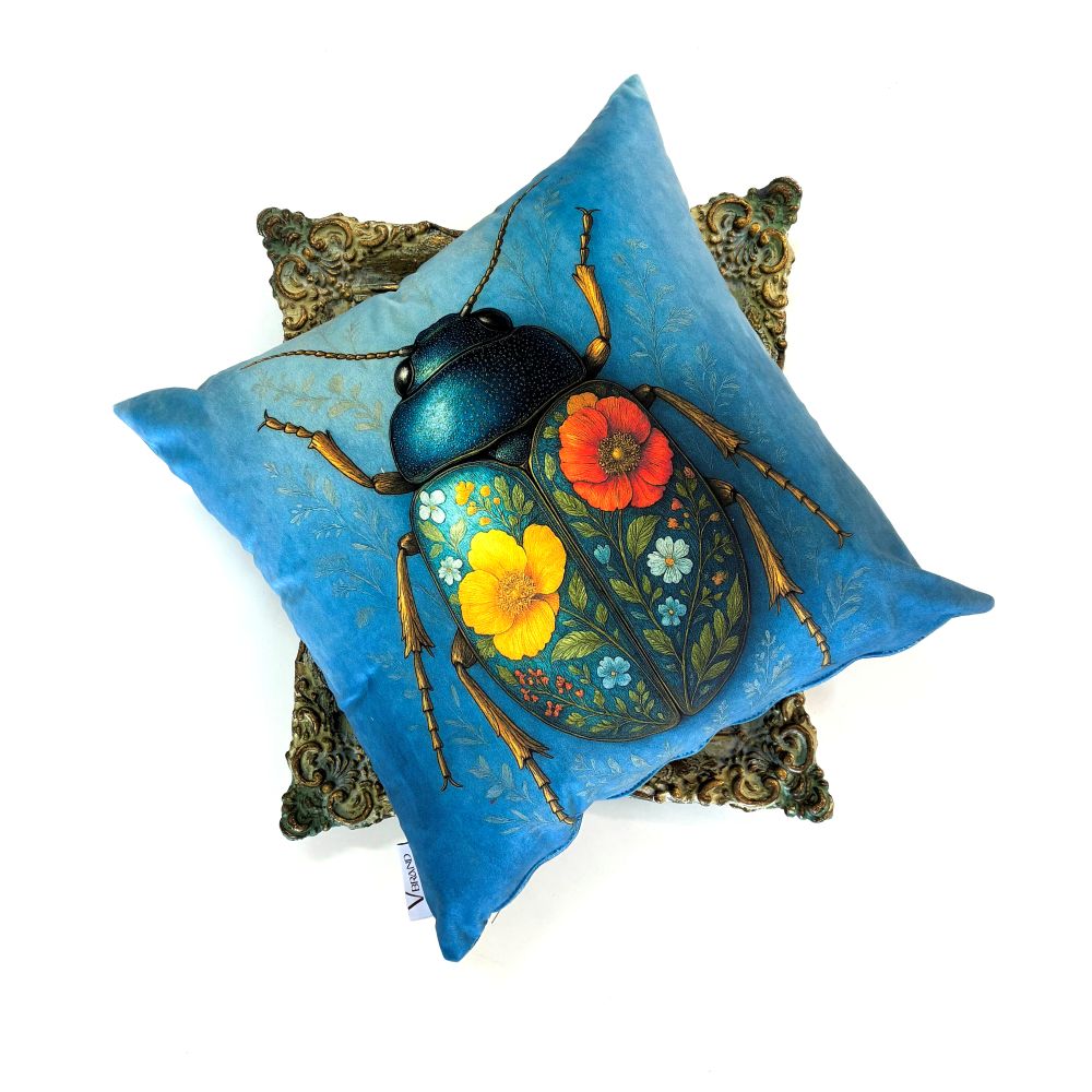 βελούδινο μαξιλάρι - beetle