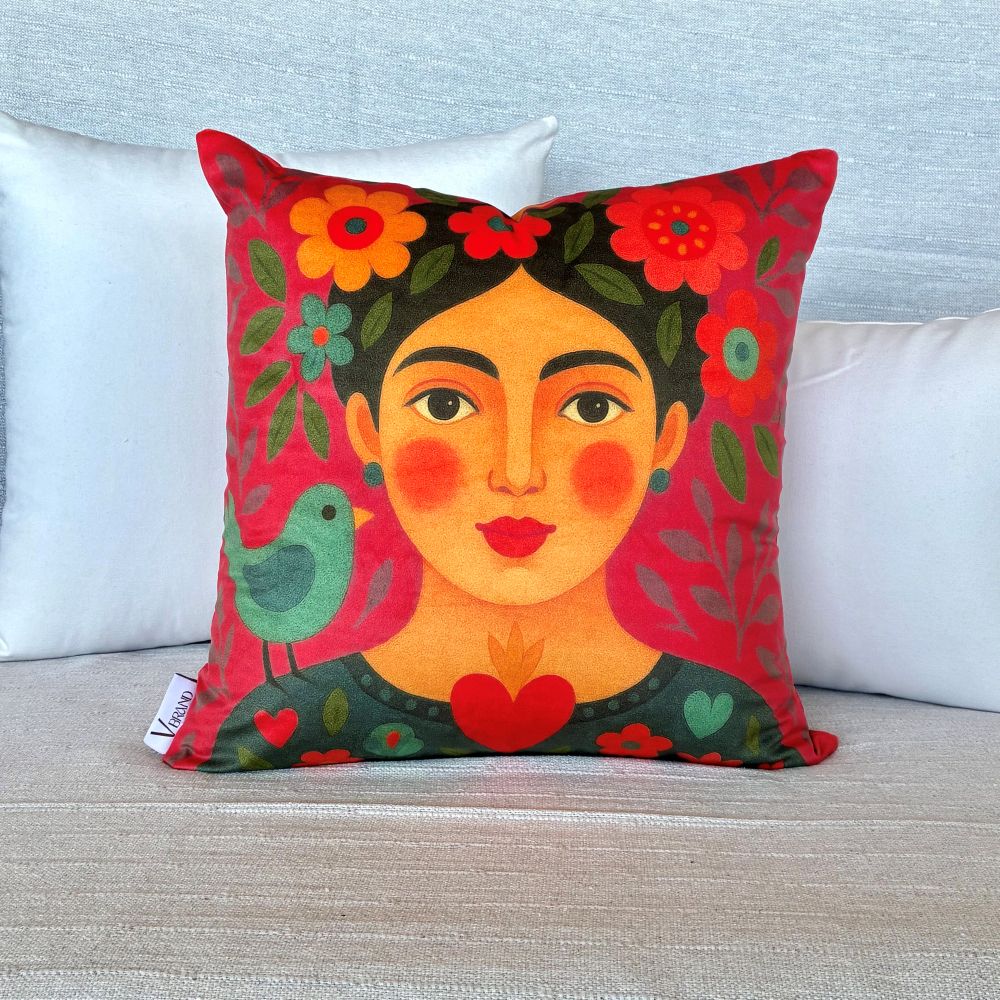 βελούδινο μαξιλάρι - frida